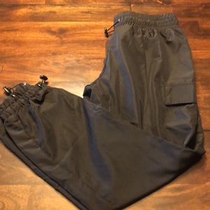 Black Parachute Pants